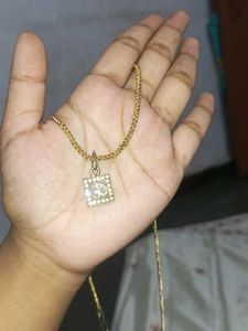 Ohm Gold Plated Chain