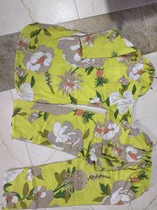 Floral Co Ord  Pajama Set