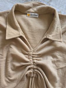 khaki cute top