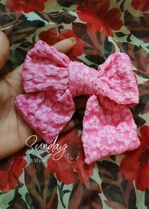 Embroidered Hair Clip