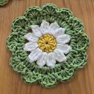 Crochet Daisy Coasters