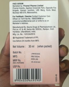 Lacto Calamine Face Serum Combo - 10% Niacinamide