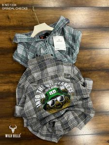 Wild Hills Grindal Checks Flannel Shirt(SizeM L XL