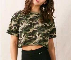 Camouflage Crop Top