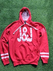 Jack & Jones XXL Red Graphic Print Hoodie