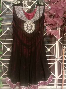 Women A Line Partywear Kurtie