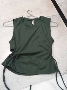 Olive Green Tank Top