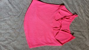 Neon Pink Crop Top