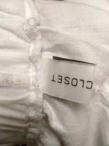 White Y2k Joggers