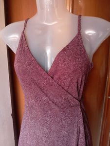 H&amp;M Sparkly Wrap Dress