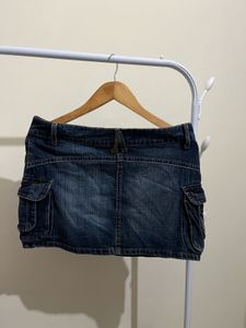 Denim Mini Skirt