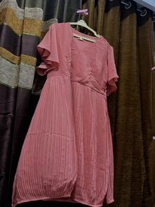 Pleated Maxi Dress
