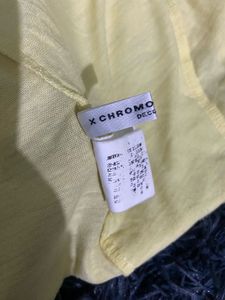 Butter Yellow Lace Detail Top