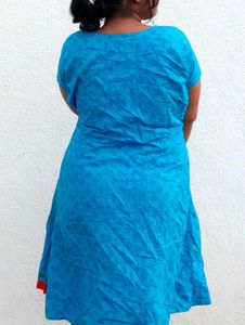 Blue Printed Kurta