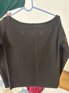 Brown Long Sleeve Top