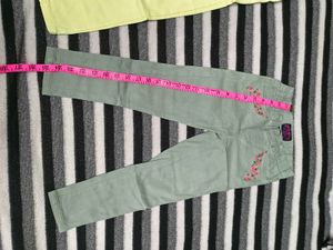 Girls&#39; Strechable Pants -Cute &amp; Comfy! 5-6 yrs old