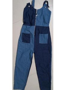 Dungaree With Black Tshirt