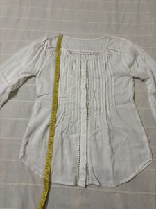 Embroidered White Shirt