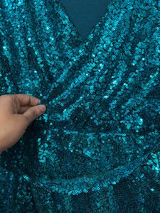 Sequin Emerald Green Party Dress