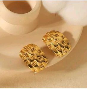 Golden Woven Earrings