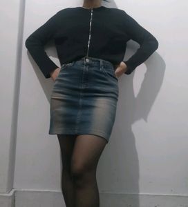 Y2k Vintage Denim Skirt