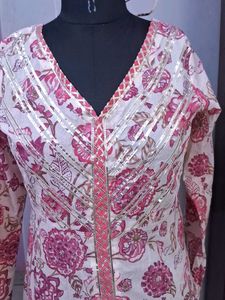 Floral Print Kurta