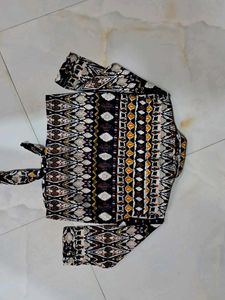 Multicolor CROP shirt