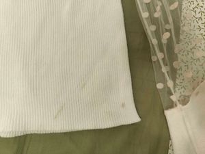 White Top w/ Mesh Sleeves