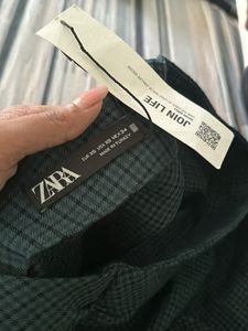 ZARA gathered skirt