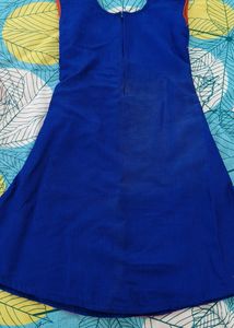 Blue Kurti With Dupatta