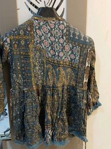 Patchwork Print Top