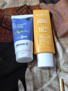 Combo Face Wash Sunscreen New No Coin 80 G