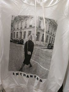 Classic and Stylish White Hoodie.