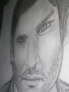Shushant singh rajput pencil sketch