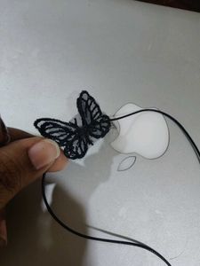 Black Butterfly Choker Gothic Necklace