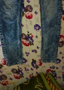 Acid Wash Denim Jeans