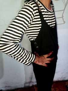 Traditional Dungaree Pant with Top Jumpsuit girl