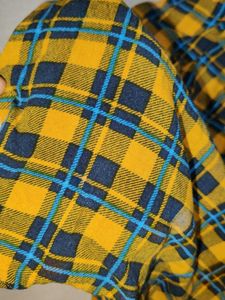 Checkered Shirt Dress