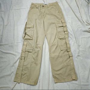 Beige Cargo Pants