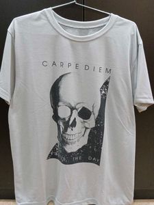 Carpe Diem Skull Graphic T-Shirt