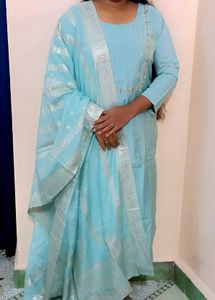 Sky Blue Kurta Set