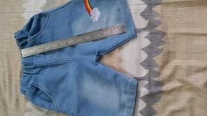 kids boys and girls short denim thick fabric nikar
