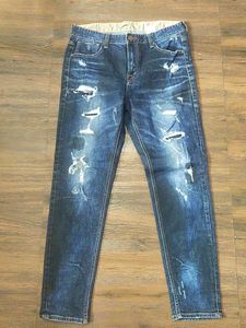 Distressed Denim Jeans