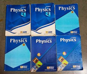 Allen Physics Books (Pre-Medical) - Set of 6