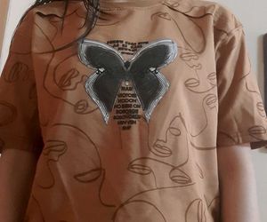 Butterfly Print Crop Top