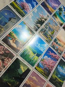 (Set Of 20)Scenery Art Prints