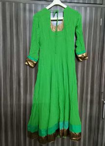 Green Anarkali Kurta