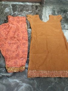 Chandan Colour Kurta Pant Sets.
