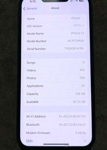 Apple I Phone 13..Mobile. No Offer N C