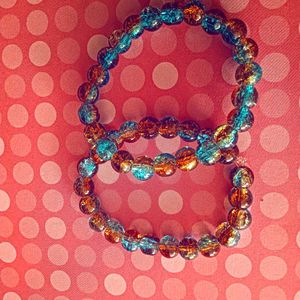 Butterfly Charm Beaded Bracelet